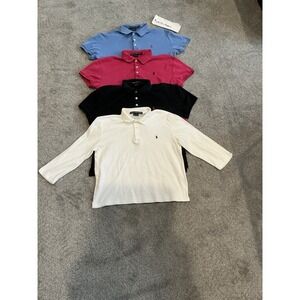 Ralph Lauren sport Women Shirts Pink, Light Blue, Black, 1  White Long Sleeve L